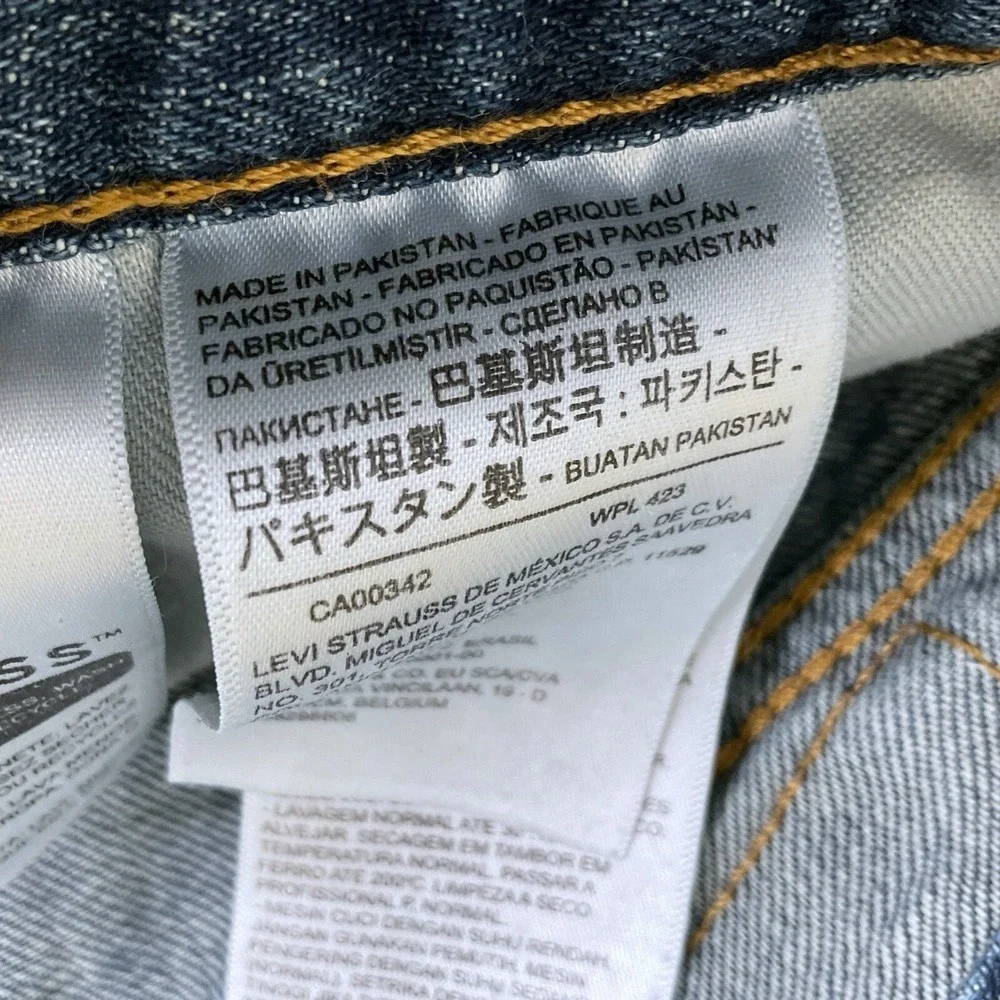 Levis 559 Jeans Men Size 34x30 (ACT 33x27) Blue Denim Relaxed Straight‎ EUC